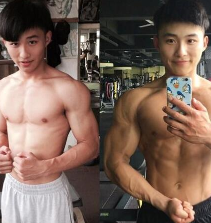 20岁小伙健火狐电竞官方网站身三年练出超大肌肉颜值和才艺秒杀众多肌肉男！(图2)