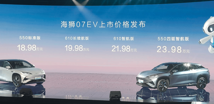 原创
                新架构+800V平台，比亚迪海狮07 EV这次能火吗？