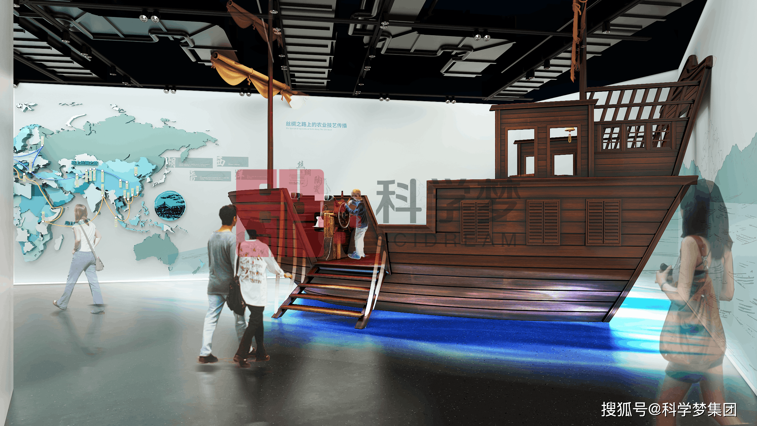 文旅展厅打算式样带你浸醉式知道区域魅力
