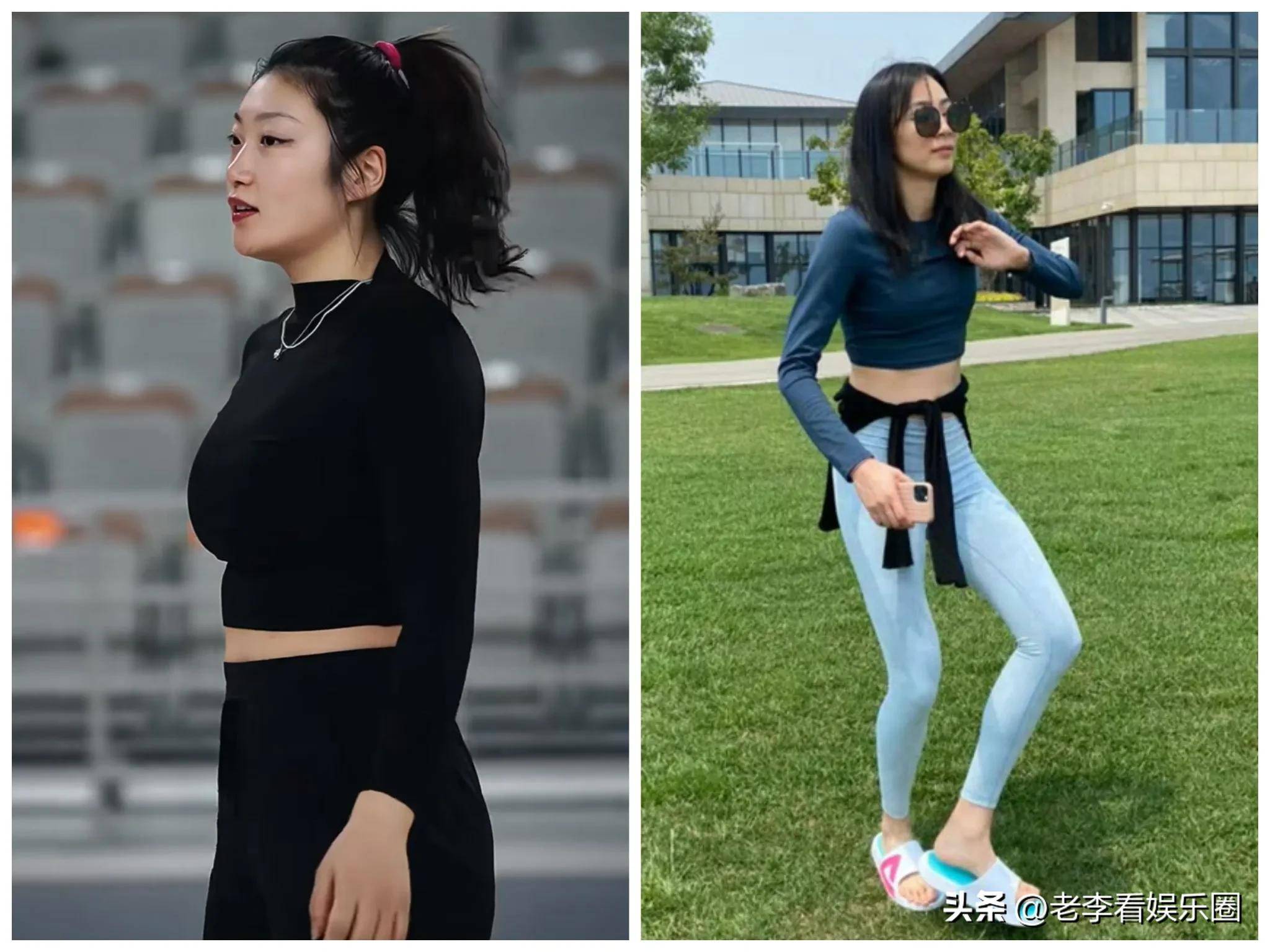 最美篮球员赵爽身穿瑜伽裤现身颜值直逼李梦身材OB电竞下载如同明星(图1)