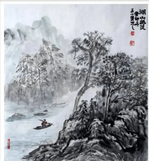 王小贤（王艾）墨韵间的山水新章_传统_作品_画面