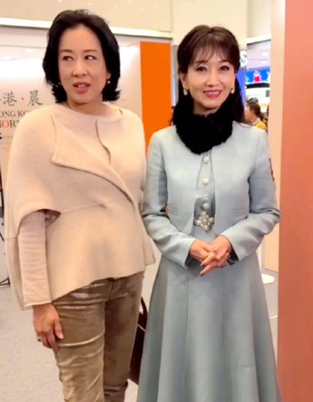 原创71岁赵雅芝同框66岁郭晶晶婆婆，才知道女明星与女豪门差距在哪！