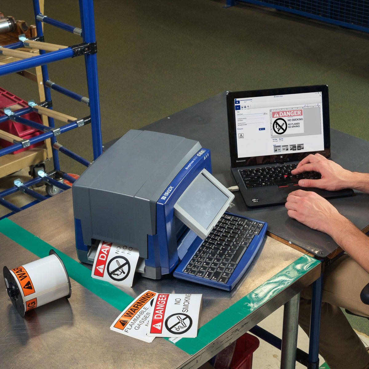 工程上给线缆做标签的标签打印机用哪款合适