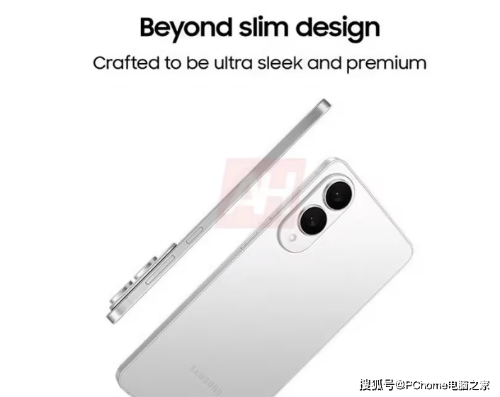 三星S25 Edge宣传物料曝光：5.8mm超薄，电池仅3900mAh