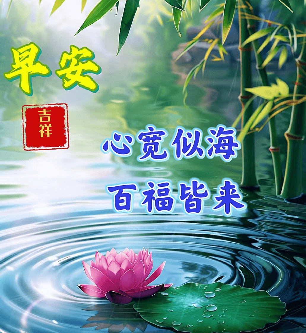今日最新漂亮的早上好图片祝福，最真的牵挂，永远的祝福！