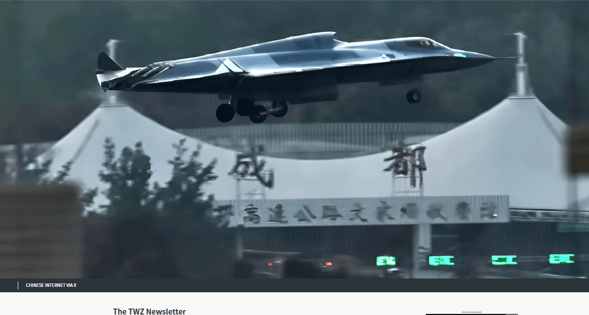 美媒首次刊登歼36正面图像：并列双座清晰可见，为远程打击而生