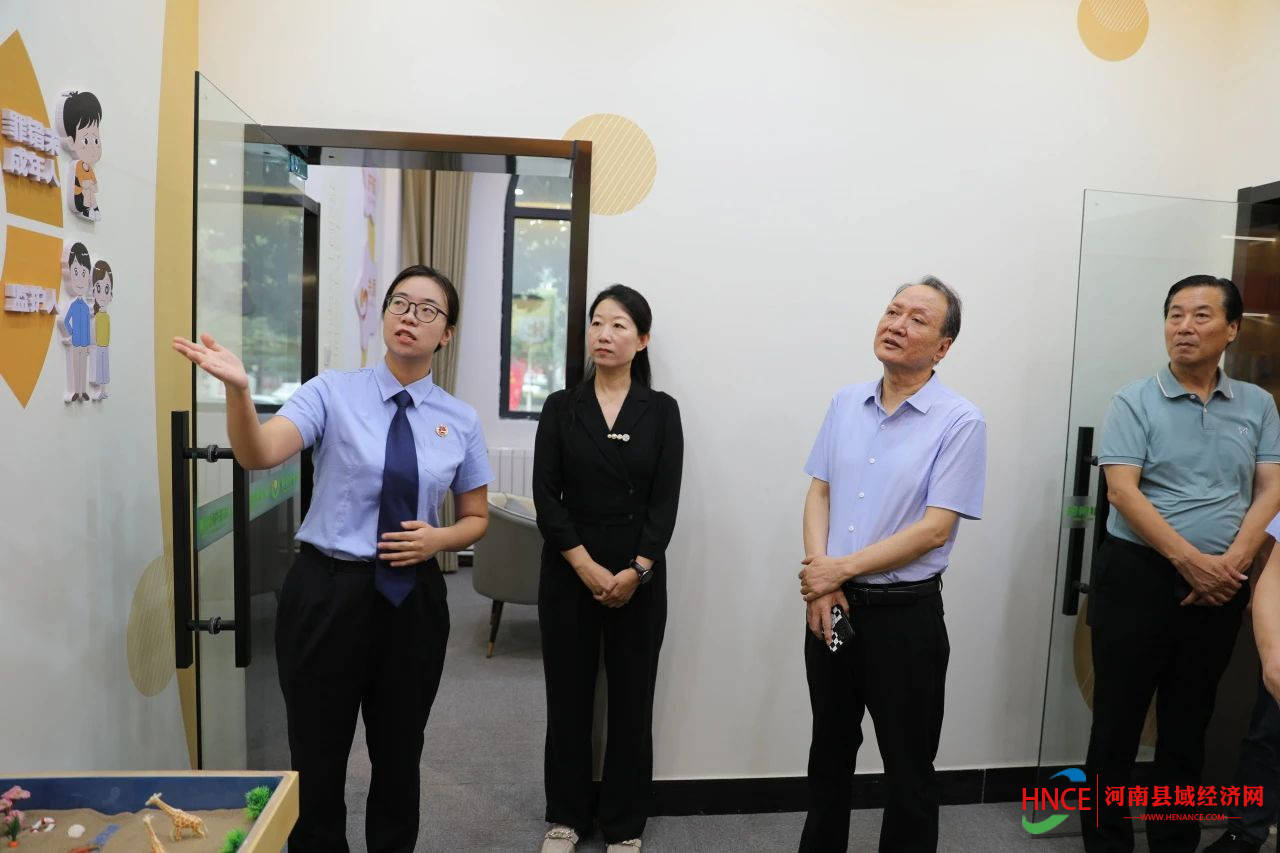 焦作市山阳区人大视察调研区人民检察院未成年人检察工作