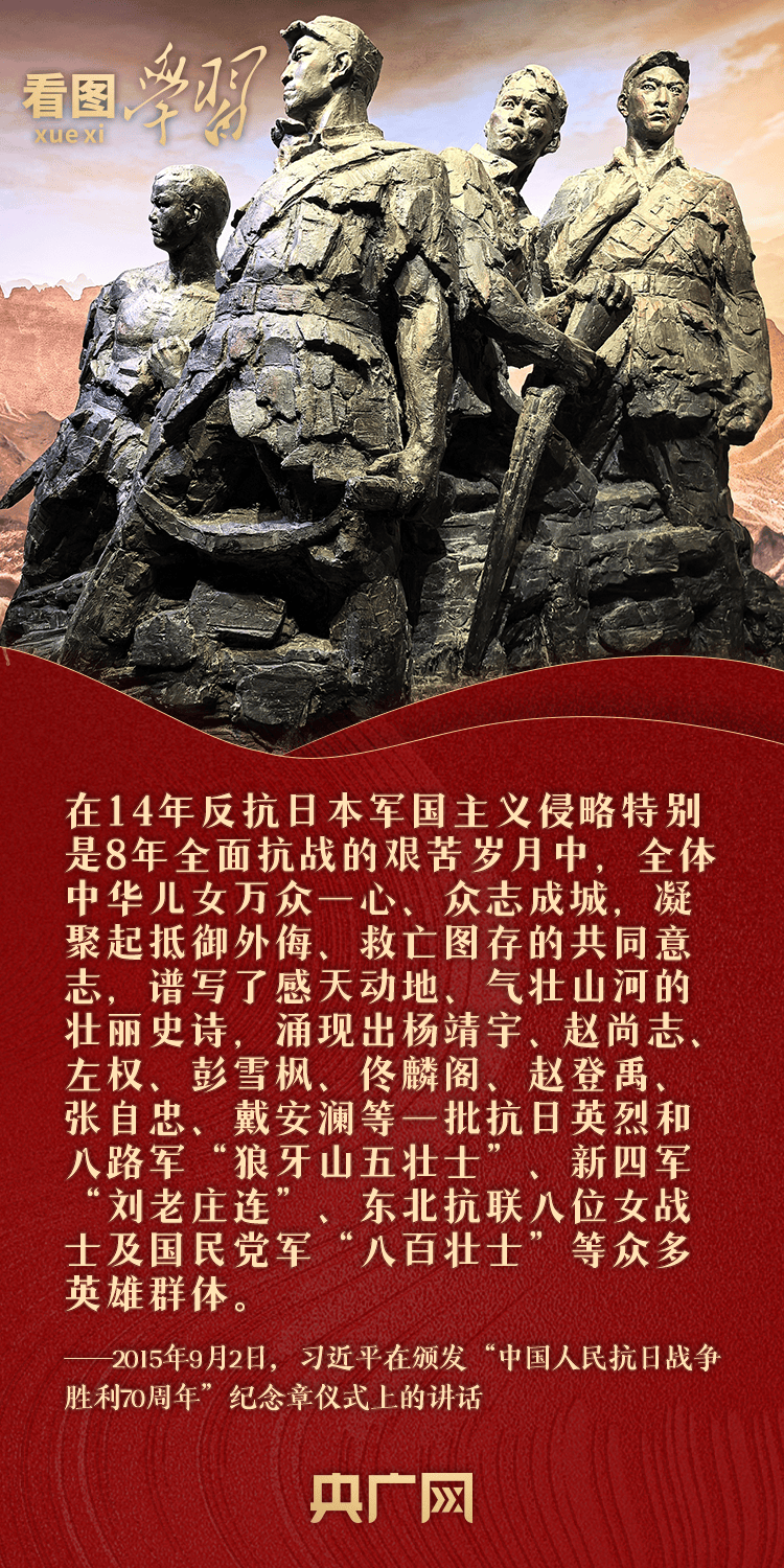 看图学习丨缅怀抗战先烈 和总书记一起致敬英雄