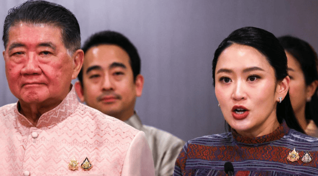 7比2，佩通坦微笑出庭自辩，官复原职已无悬念？泰国王室也开了后门，洪森搬起石头砸自己的脚