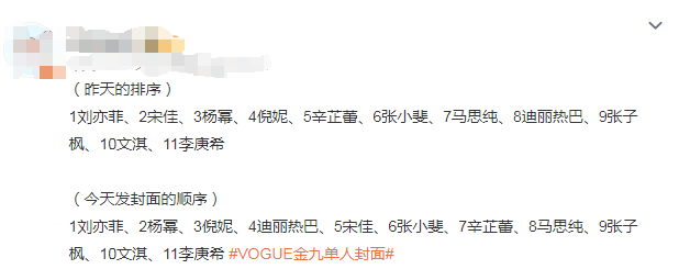 刘亦菲、杨幂、倪妮、迪丽热巴、宋佳、张小斐、辛芷蕾……11位顶流女星一起同框了！