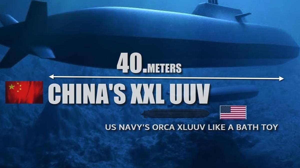 九三阅兵之后，全球最大无人潜艇出现在南海，其尺寸竟超过美军的虎鲸？