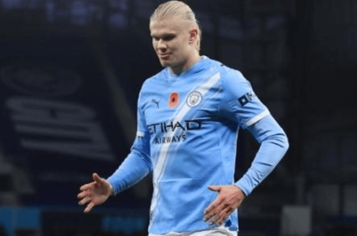 “今晨曼城3-1樱桃哈兰德两度单刀破门第1