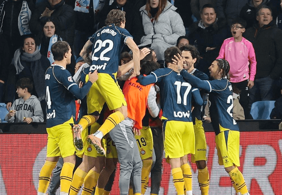 西班牙足球甲级联赛西甲最新积分战报：皇马掉链子西班牙人绝杀前4最多只差3分