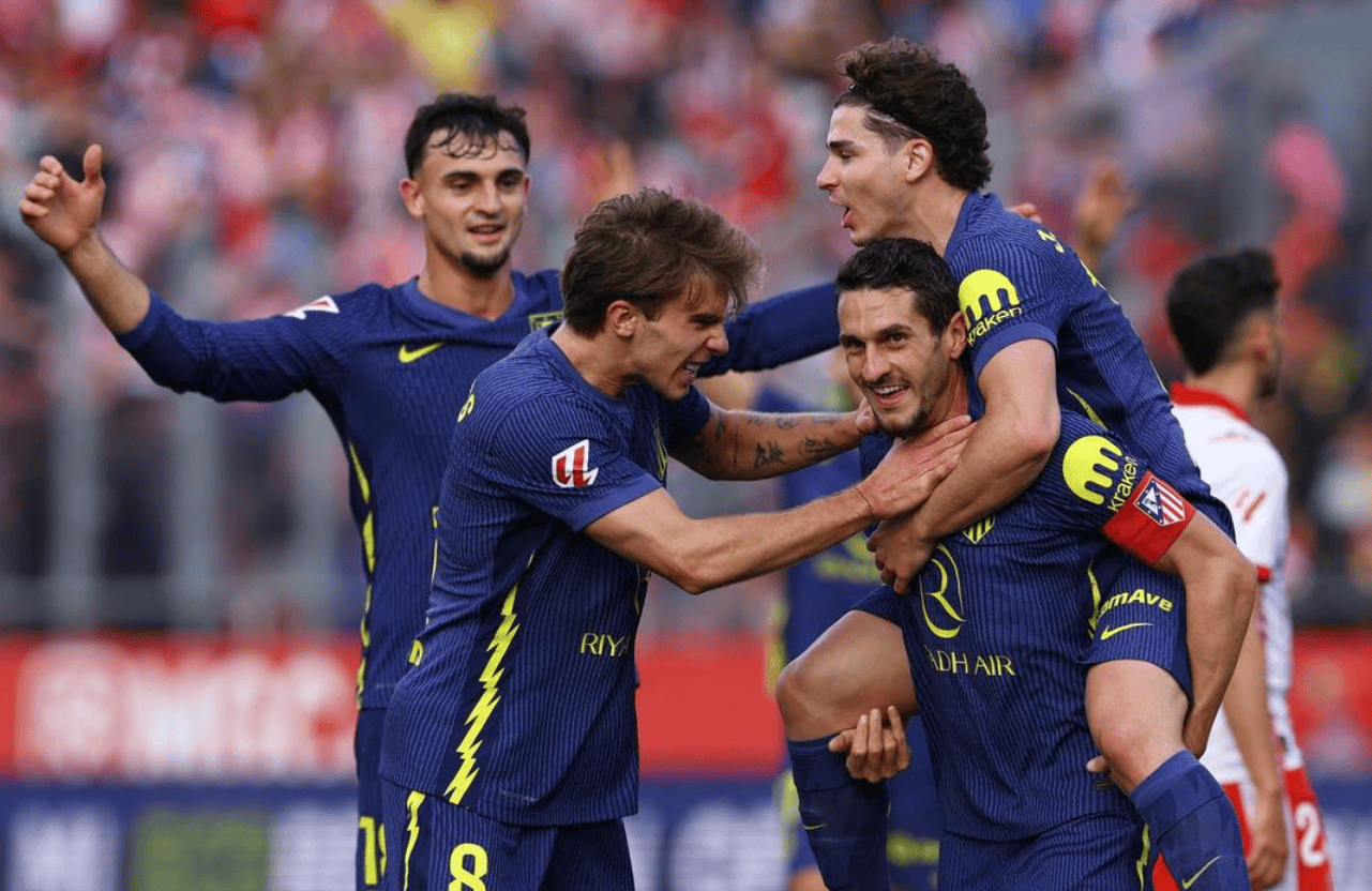 西甲最新积分战报：前2相差4分马竞轰3球贝蒂斯制造西班牙足球甲级联赛惨案