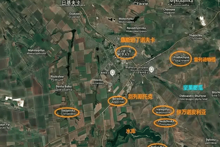 康斯坦丁诺夫卡围城战：俄军三面夹击，乌军西逃无门，胜负已分？