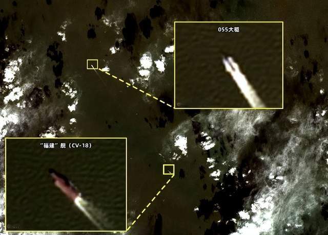 渤海禁航三天两夜，福建舰锁定葫芦岛，055大驱护航北上接机