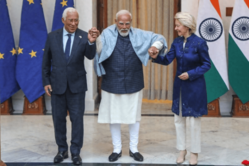 联合印度对抗中美，欧盟执意走绝路？中方已提醒，这场对决没悬念