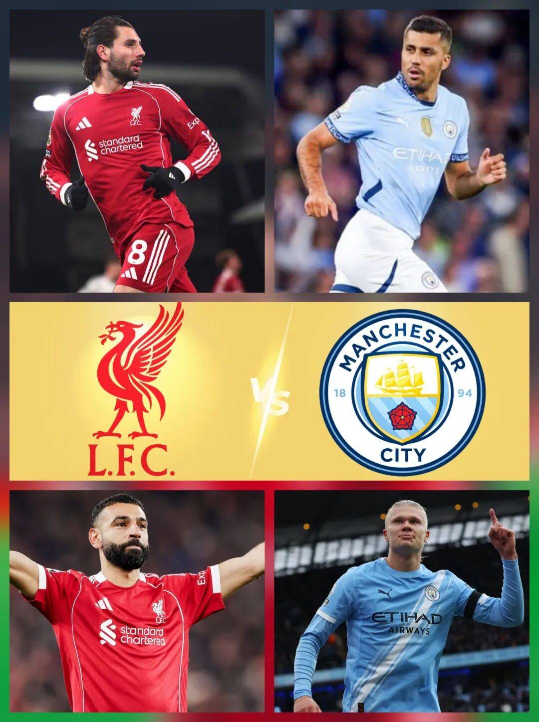 英超~利物浦vs曼城红军边路短板正中蓝月下怀英超联赛免费高清直播+实时赛程+积分预测（2025赛季全覆盖）