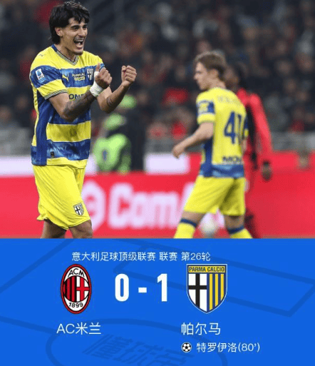 米兰体育- 米兰体育官方网站 世界杯官方指定投注平台特罗伊洛头球制胜解析帕尔马客场1-0胜AC