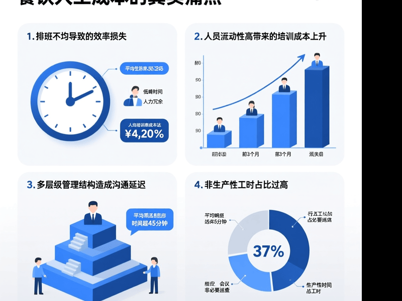 一、餐饮人工成本的真实痛点
