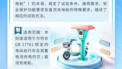 一图读懂丨《GB 47371—2026 电动自行车充电桩安全技术规范》