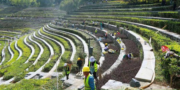 贵州大方：大地指纹音乐会提质改造接近尾声