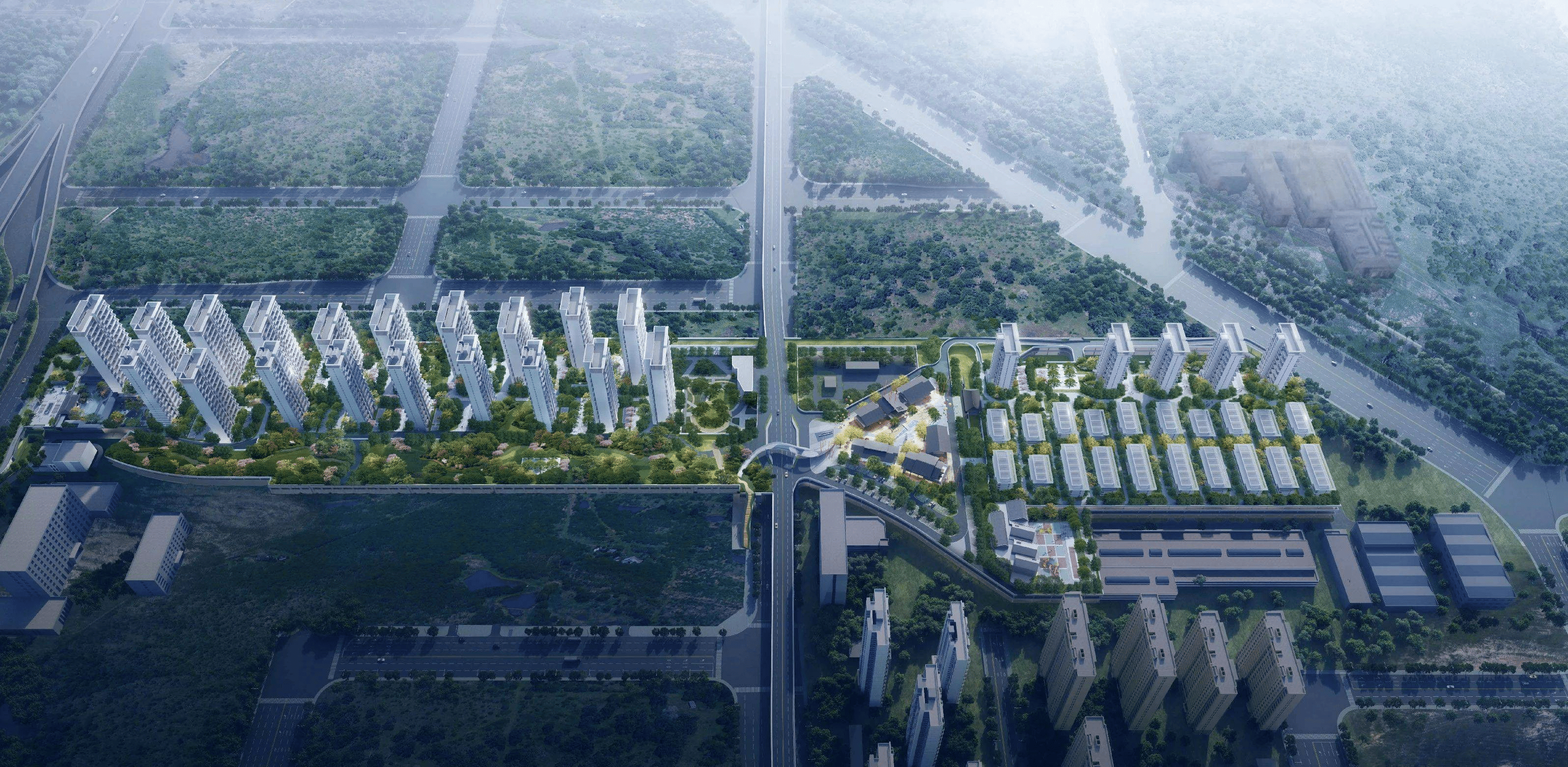 西安中国铁建轨交秦风雅颂户型展示三环外高绿化园林绿化(图4)