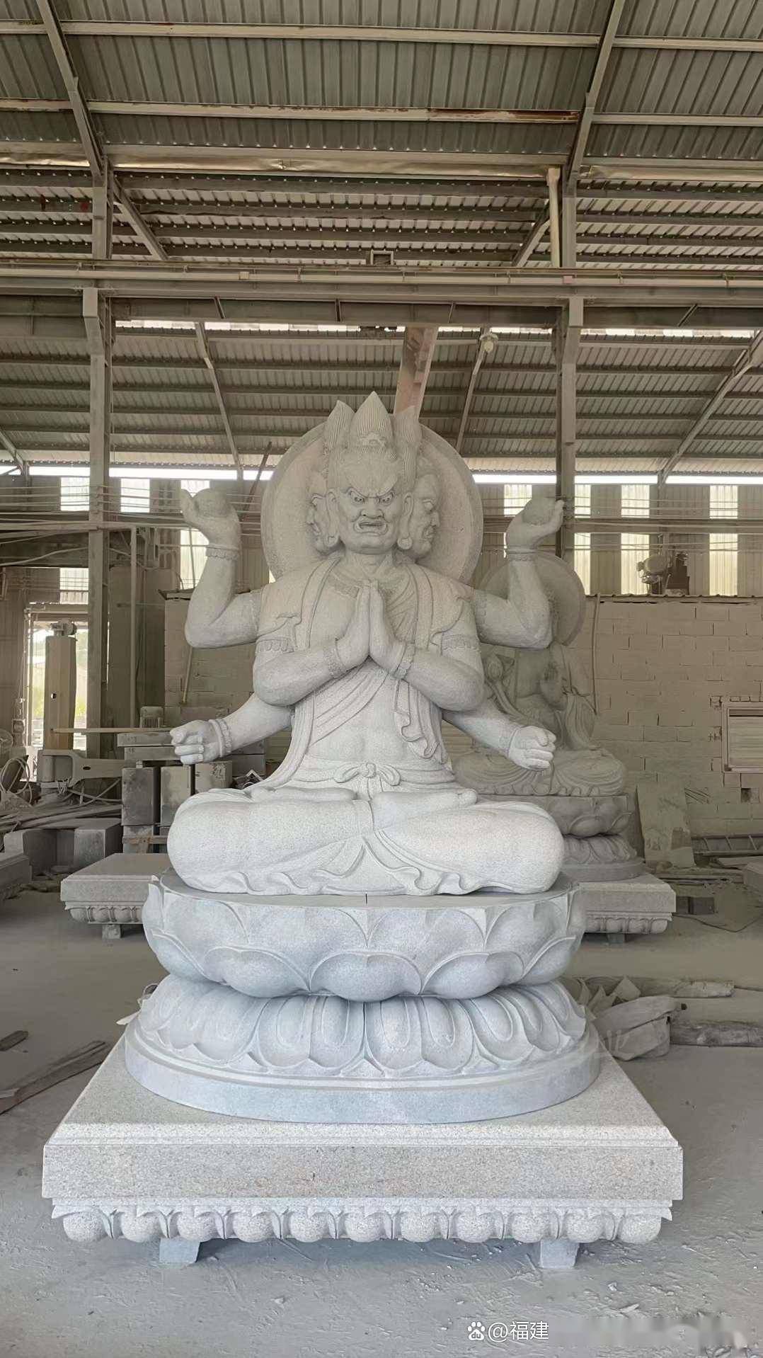 石雕十八罗汉在开云体育登录公共场所的应用(图2)