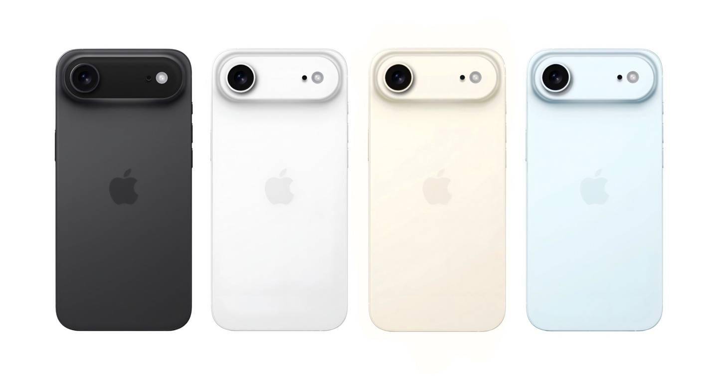 主推亮蓝色，苹果最薄 iPhone 17 Air 四种颜色曝光