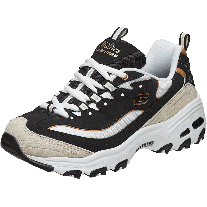 迎接新年的时尚之选——斯凯奇黑白金熊猫鞋(图1)