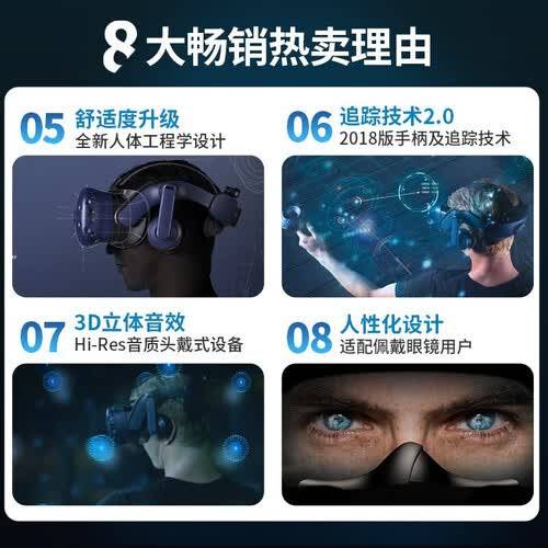 HTCVIVE专业VR眼镜：沉浸体验开启虚拟世界新纪元(图1)