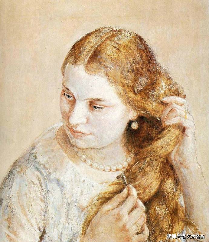 美国女画家伊莎贝尔碧授人物油画作品欣赏