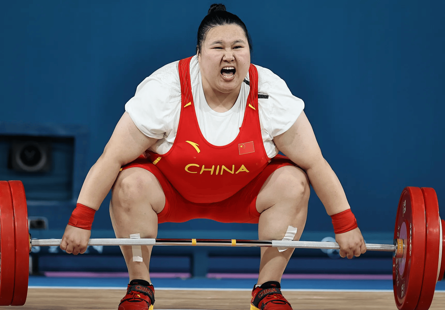 举重女子81公斤以上奥运冠军李雯雯