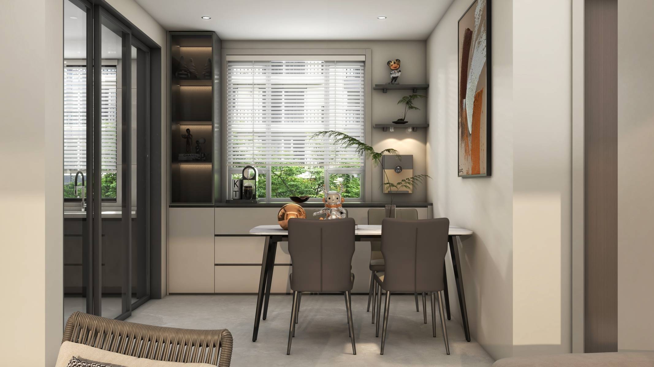 欧派家居,150㎡简约美学,小改变,大不同!