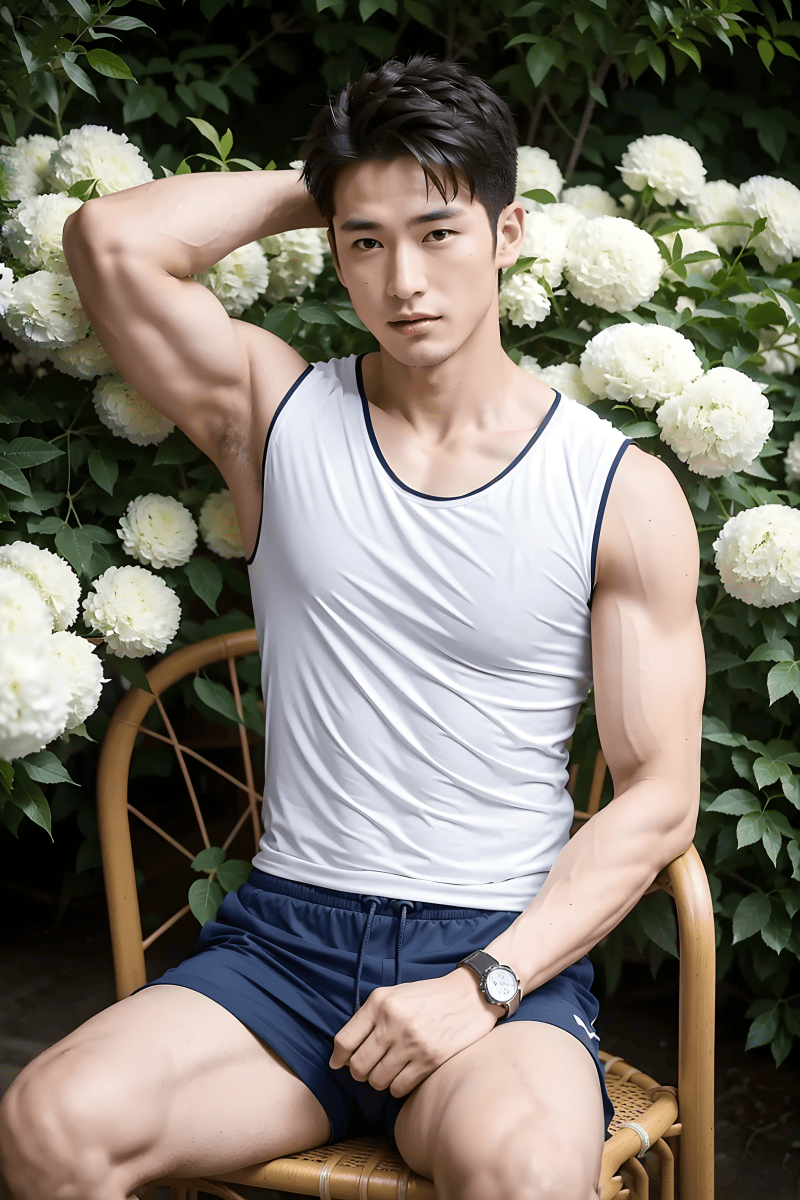 恬静的午后,温暖的肌肉男孩,你的男友已上线
