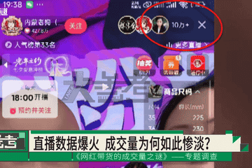 找千万网红带货仅卖出1单、连名字都念错了 商家质疑虚假刷单