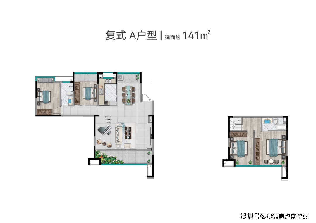 麓谷山湖郡户型图图片