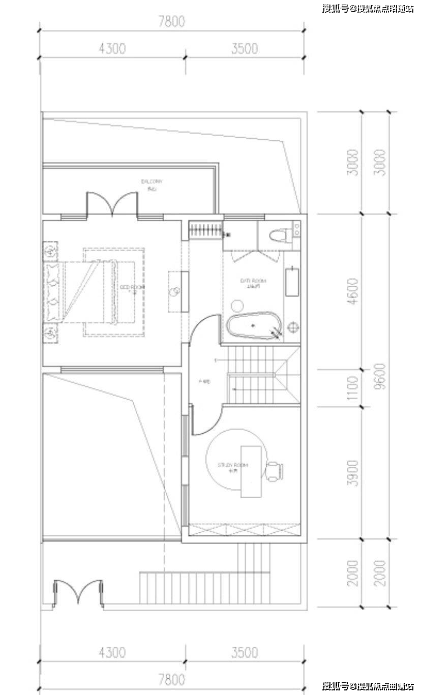 戶型 戶型圖 平面圖 830_1367 豎版 豎屏