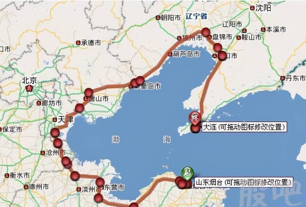 看完漲知識了_我國_渤海_距離