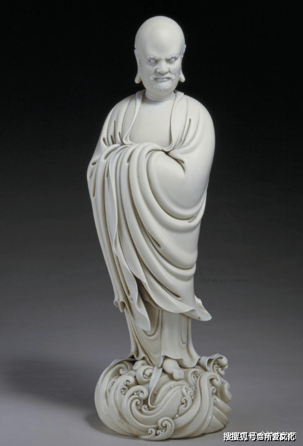 何朝宗德化白瓷观音像真品图片赏析_瓷塑_白釉_达摩