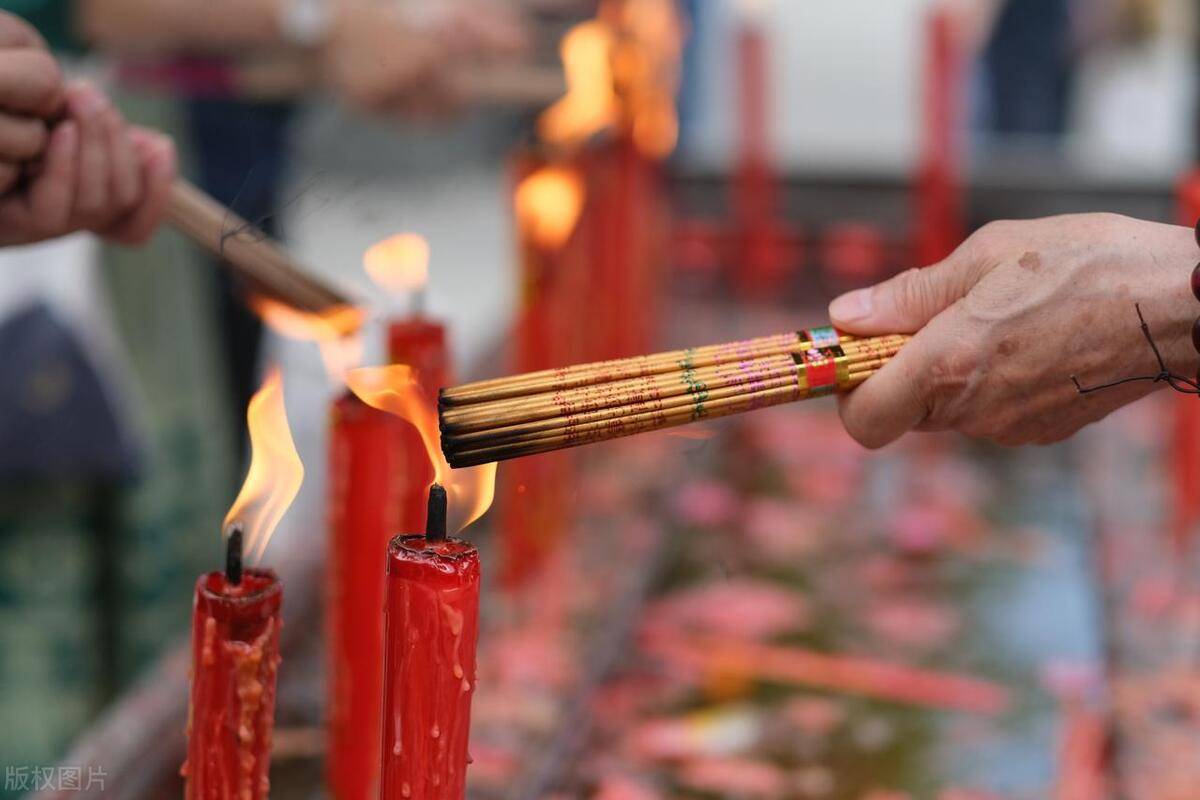 烧香真实图片