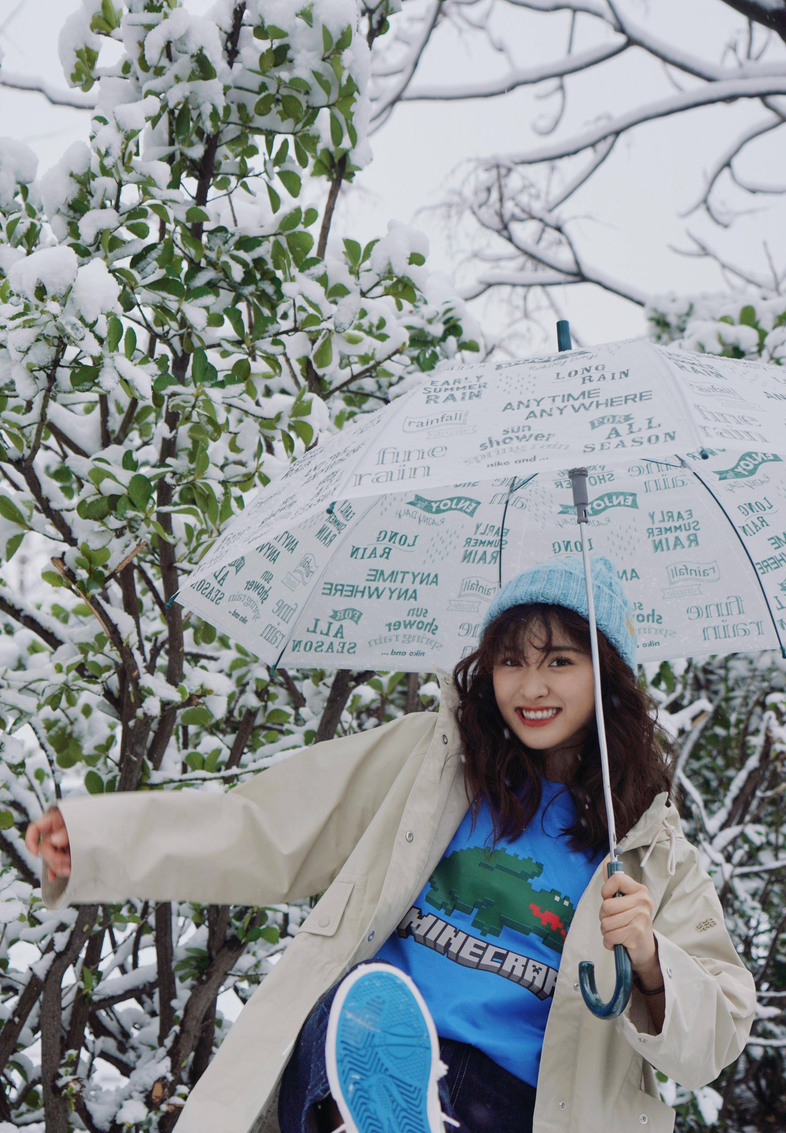 沈月终于找到美丽密码了吗?这组日系雪景图美翻了