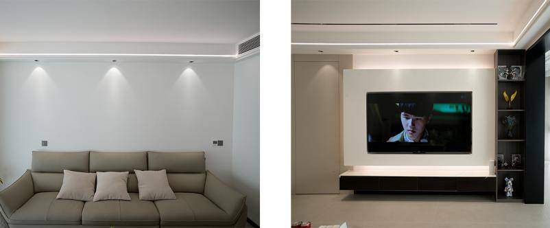 【照明案例】双眼皮吊顶灯光布局方案!看完直接抄作业!