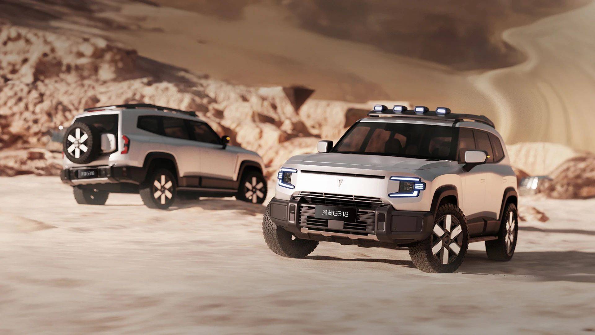 致敬长江牌46型越野吉普车,尽显不一样的"硬",深蓝g318"首映"_搜狐