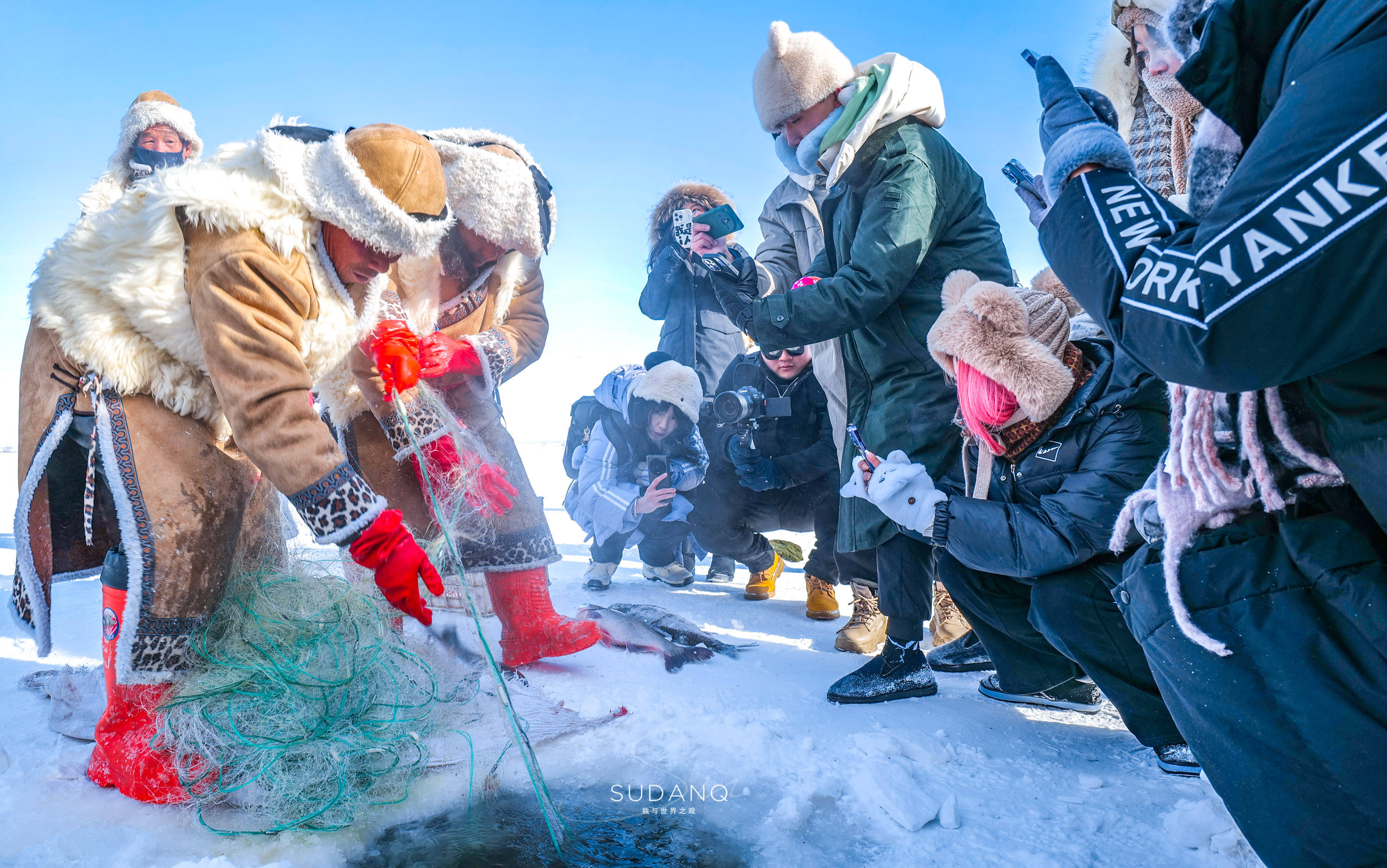 唐山还没去过,但张家口真不错!华北唯一的冬捕节就在这里
