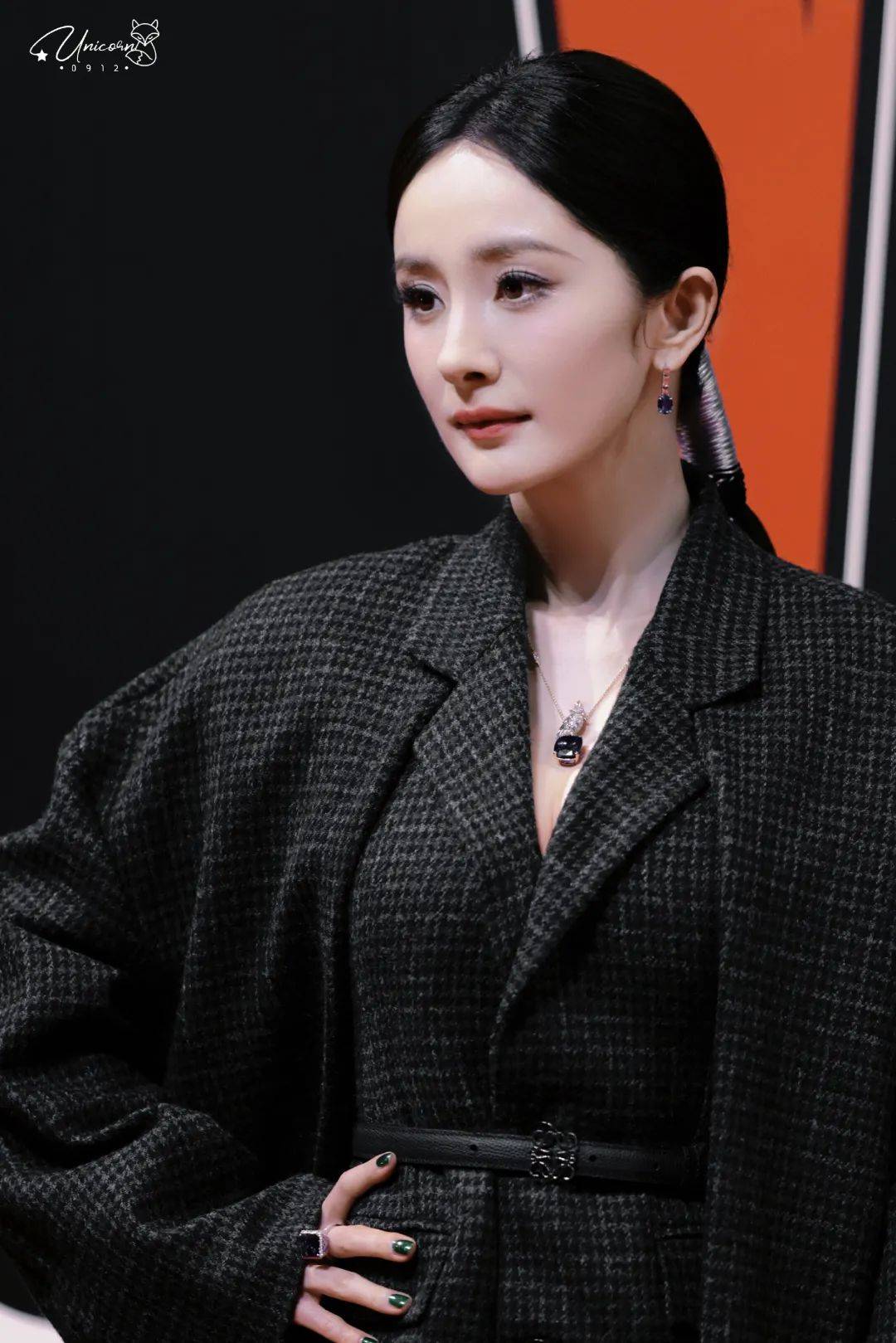 w红毯辛芷蕾镂空吊带张天爱豹纹野性杨幂男装穿出万种妖娆