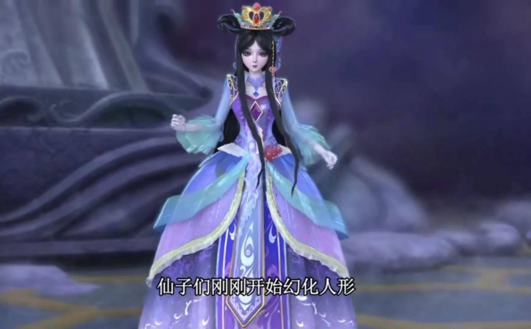 叶罗丽:时间公主素颜造型见世王,银尘看不起她,薇夫人知道八卦