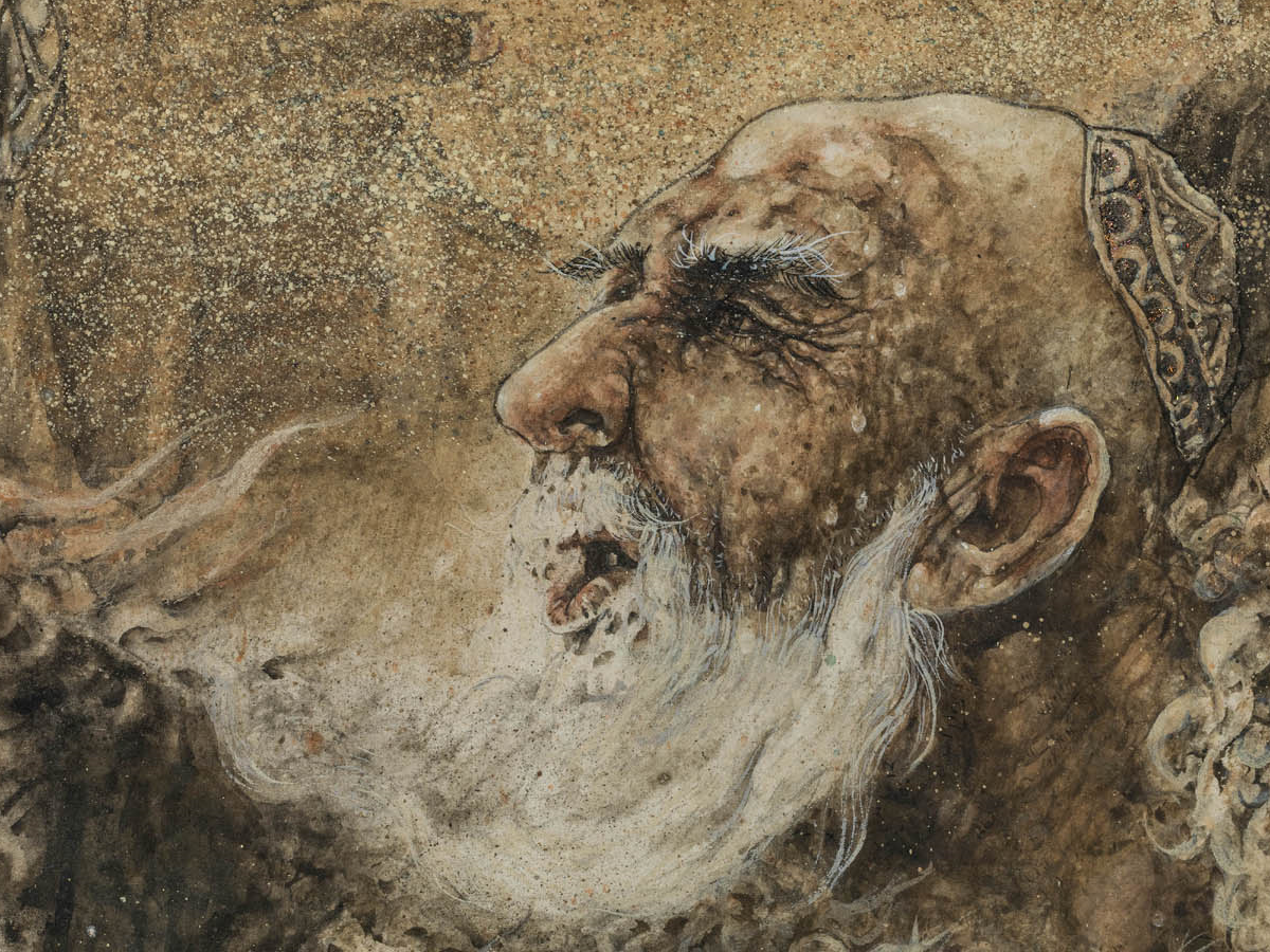 当代画家刘选让以灵魂作画笔,展现西部的"千古绝唱"震撼人心_沙漠