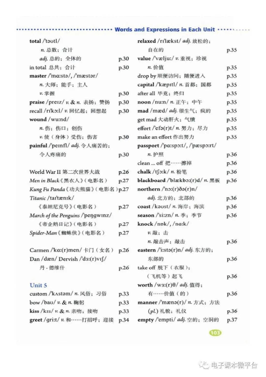 鲁教版九年级下册英语电子课本
