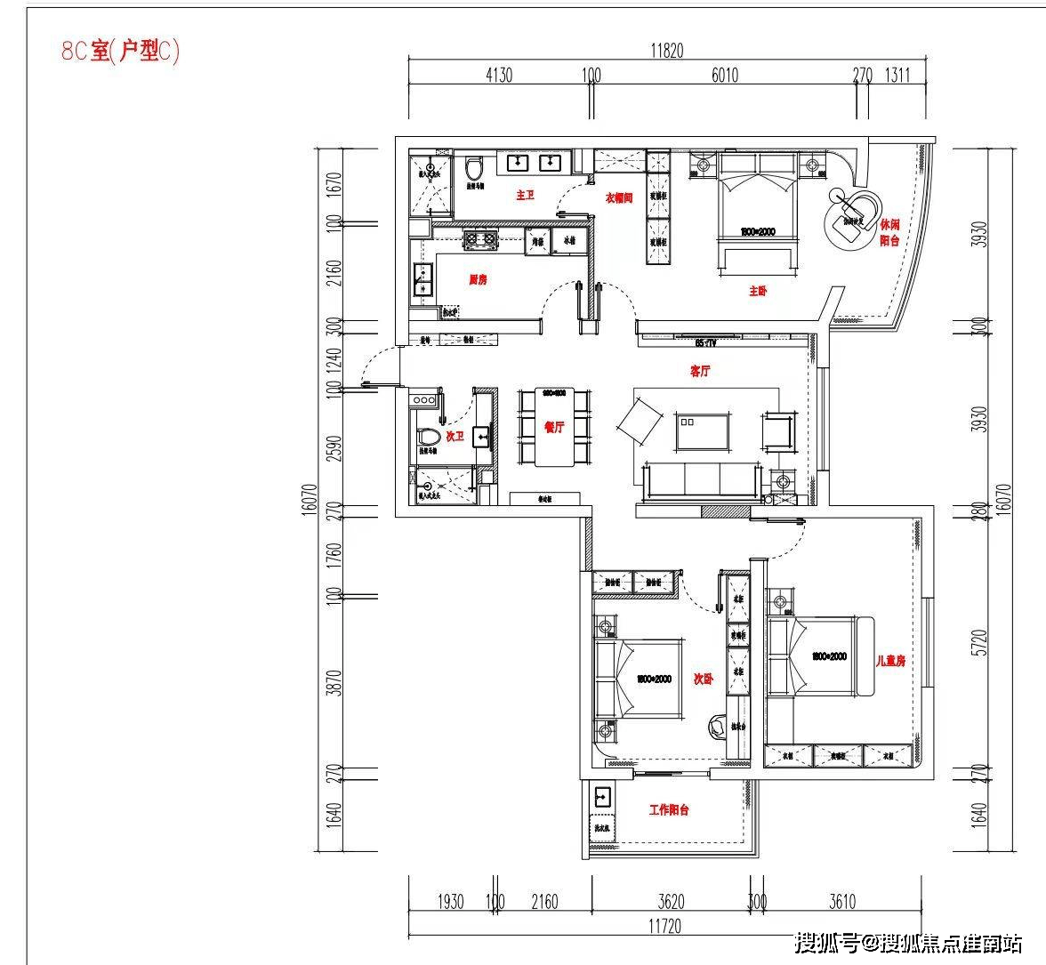 戶型 戶型圖 平面圖 1176_1085